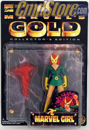 MARVEL GIRL 5" Action Figrue MARVEL GOLD COLLECTOR'S EDITION Toy Biz Toy