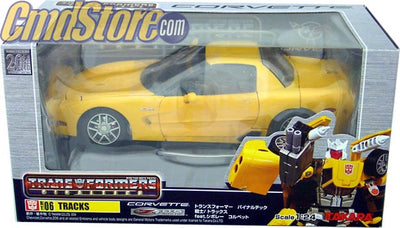 TRACKS BT-06 Action Figure 1:24 Scale CORVETTE TRANSFORMERS Takara Toy