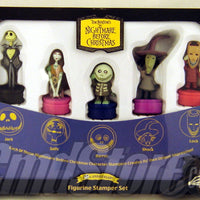 5 FIGURE STAMPER SET 4" Stamp Figure TIM BURTON'S THE NIGHTMARE BEFORE CHRISTMAS Neca Toy (SUB-STANDARD PACKAGING)