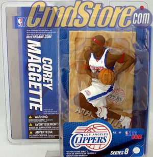 COREY MAGGETTE WHITE VARIANT 6" Action Figure NBA BASKETBALL SERIES 8 McFarlane Sportspick Toy