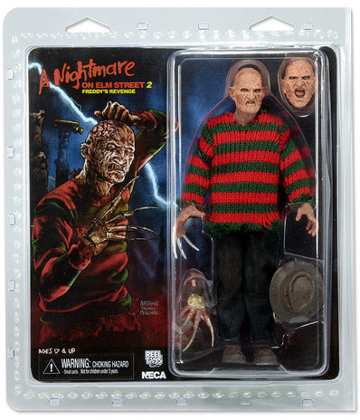 A Nightmare On elm Street 2: Freddyãs Revenge 8 Inch Action Figure - Retro Freddy (Hands fell off in packaging)