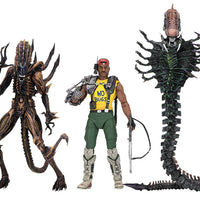 Aliens 8 Inch Action Figure Series 13 - Set of 3 (Sgt. Apone - Snake Alien - Scorpion Alien)