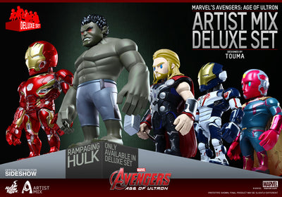 Avengers Age of Ultron 5 Inch Action Figure Artist Mix - Deluxe Set (Iron Man - Thor - Vision - Iron Legion - Hulk)