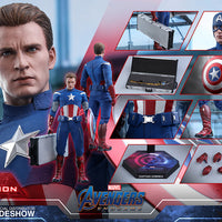 Avengers Endgame 12 Inch Action Figure 1/6 Scale Series - Captain America (2012 Version) Hot Toys 904929