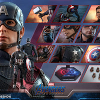 Avengers Endgame 12 Inch Action Figure Movie Masterpiece 1/6 Scale Series - Captain America Hot Toys 904685