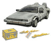 Back To The Future 1:15 Scale Vehicle Figure Collector Set - Frosted Ice Delorean