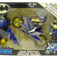 BATMAN & NIGHTWING w/Batcycle Deluxe Boxed Figures Set Hasbro