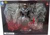 Batman 12 Inch Action Figure Play Arts Kai Series - Armored Batman Variant By Tetsuya