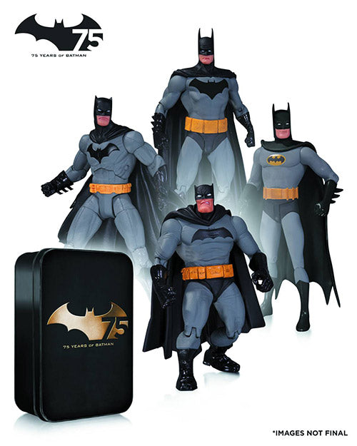 Batman 6 Inch Action Figure Special Edition - Batman 75th Anniversary Box Set