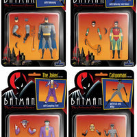 Batman The Animated Series 3.75 Inch Action Figure 5 Points - Set of 4