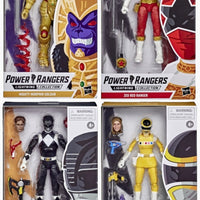 Power Rangers Lightning Collection 6 Inch Action Figure Wave 6 - Set of Zeo Red - Classic Black - Space Yellow - Goldar