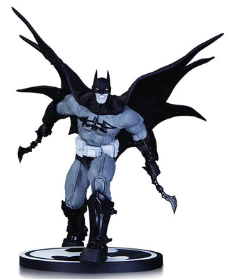 Black Black & White 8 Inch Statue Figure - Batman By Danda