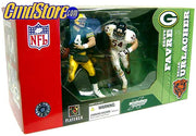 BRETT FAVRE vs BRIAN URLACHER Deluxe NFL 2 Figure Pack McFarlane Sportspicks (Sub-Standard Packaging)