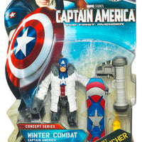 Captain America Movie 3.75 Inch Action Figure Wave 2 - Winter Combat Captain America #11 (Sub-Standard Packaging)