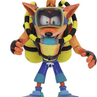 Crash Bandicoot 5 Inch Action Figure Deluxe Series - Crash Bandicoot with Scuba Gear