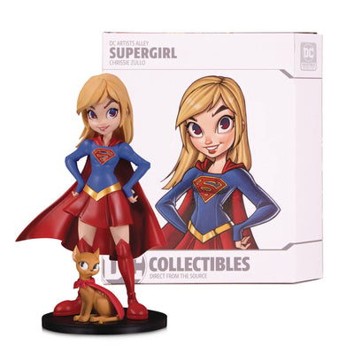 DC Artist Alley 6 Inch Statue Figure Chrissie Zullo - Supergirl Color