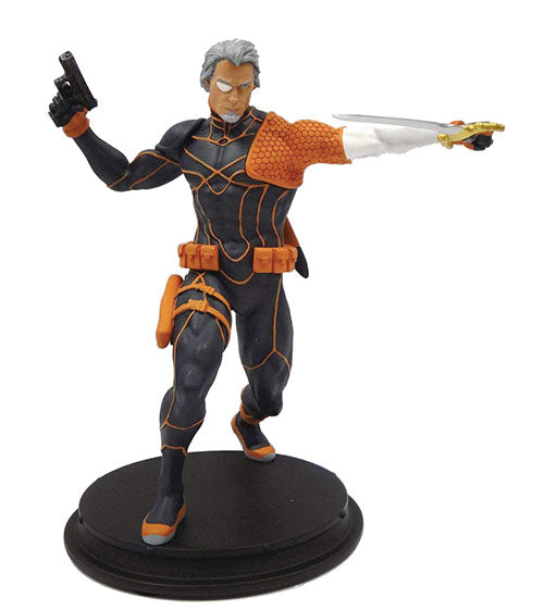 DC Comics Rebirth 8 Inch Statue Figure Exclusive - Unmasked Deathstroke