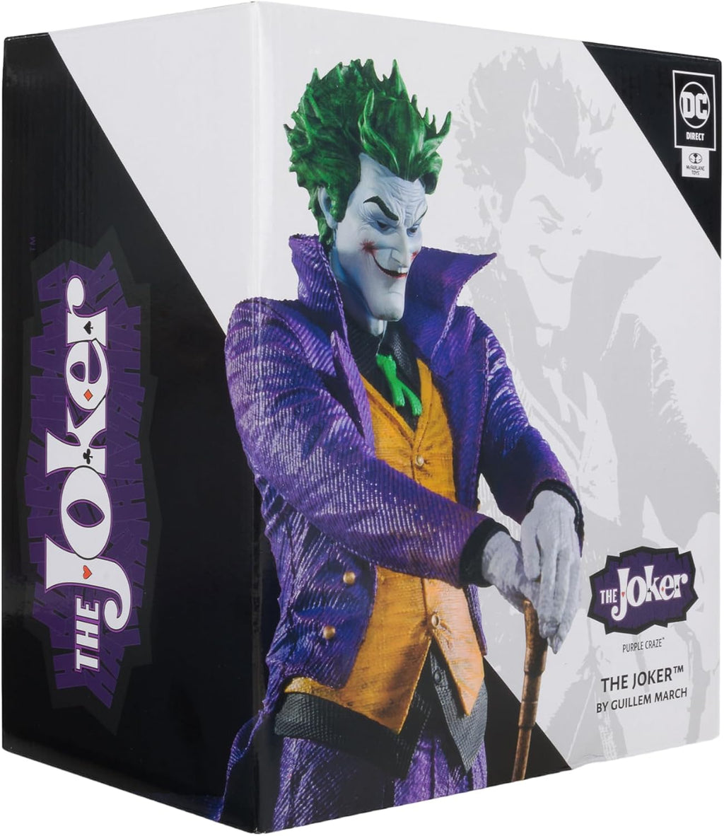 DC Direct 7 Inch Statue Figure The Joker Purple Craze - The Joker by Guillem March