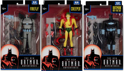 DC Direct The New Batman Adventures 6 Inch Action Figure Wave 3 - Set of 3 (Batman - Creeper - Firefly)