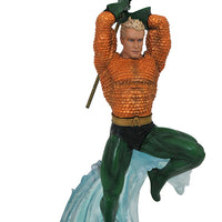 DC Gallery 9 Inch Statue Figure Comic Series - Aquaman (Shelf Wear Packaging)