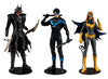 DC Multiverse 7 Inch Action Figure BAF Batmobile Series - Set of 3 (Nightwing - Batgirl - Batman Who Laughs)