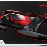 DC Multiverse Batman Beyond 7 Inch Scale Vehicle Figure Exclusive - Batman & Batmobile Gold Label