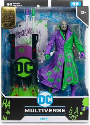 DC Multiverse Batman Hush 7 Inch Action Figure Exclusive - Jokerized Hush Gold Label