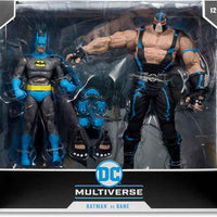 DC Multiverse Batman Knightfall 7 Inch Action Figure 2-Pack - Batman vs Bane