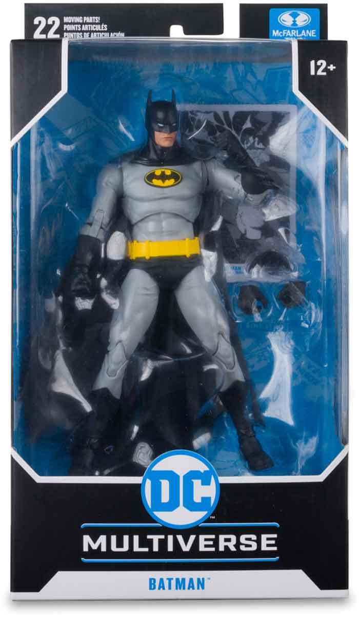 DC Multiverse Batman Knightfall 7 Inch Action Figure - Batman (Black & Grey)