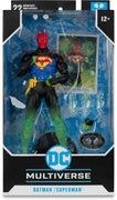 DC Multiverse Batman/Superman World's Finest 7 Inch Action Figure Exclusive - Batman/Superman Fusion Platinum