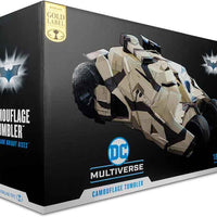 DC Multiverse Batman The Dark Knight 7 Inch Scale Vehicle Figure - Camouflage Tumbler Gold Label