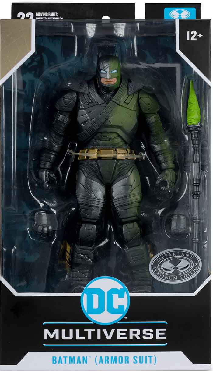 DC Multiverse Batman v Superman Dawn of Justice 7 Inch Action Figure Exclusive - Batman Armored Suit Platinum