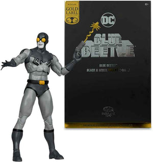 DC Multiverse Black & White Accent Edition 7 Inch Action Figure Exclusive - Blue Beetle Gold Label