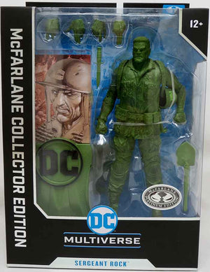 DC Multiverse Collector Edition 7 Inch Action Figure Wave 5 - Sergeant Rock (DC Classic) Platinum