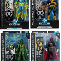 DC Multiverse Collector Edition 7 Inch Action Figure Wave 6 - Set of 4 (Red Hood - Ragman - Clock King - Agent Liberty)