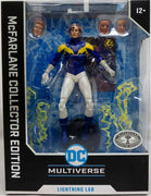 DC Multiverse Collector 7 Inch Action Figure Wave 8 Exclusive - Lightning Lad (Legion Of Super Heroes) Platinum