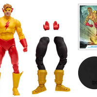 DC Multiverse Crisis On Infinite Earths 7 Inch Action Figure BAF The Monitor Exclusive - Kid Flash Gold Label