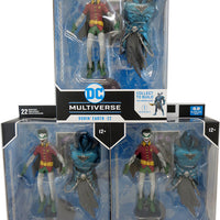 DC Multiverse Dark Nights Metal 7 Inch Action Figure BAF The Merciless - Robin Crow Earth-22 (Set of 3)