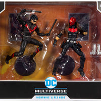 DC Multiverse DC Comics 7 Inch Action Figure 2-Pack Exclusive - Nightwing & Red Hood