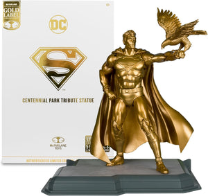 DC Multiverse 7 Inch Action Figure Exclusive - Superman (Centennial Park Tribute Statue) Gold Label