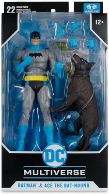 DC Multiverse Silver Age 7 Inch Action Figure - Batman & Ace The Bat-Hound