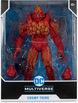 DC Multiverse Swamp Thing Planet Rann 12 Inch Action Figure Mega - Swamp Thing (Red)