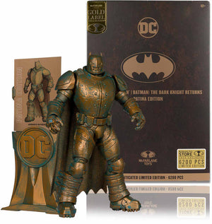 DC Multiverse The Dark Knight Returns 7 Inch Action Figure Exclusive - Armored Batman Patina Edition Gold Label