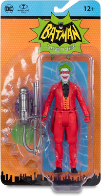 DC Retro Batman 1966 6 Inch Action Figure Wave 11 - Joker with Mask Red Suit