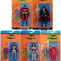 DC Retro Batman 1966 6 Inch Action Figure Wave 11 - Set of 5