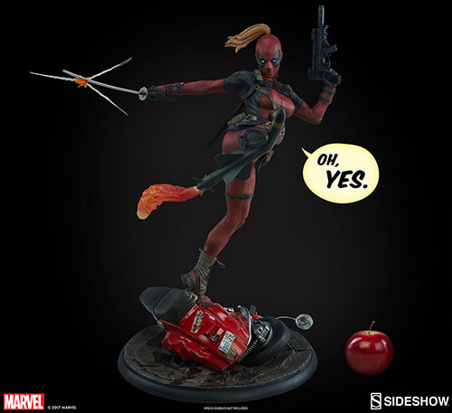 Deadpool 22 Inch Statue Figure Premium Format - Lady Deadpool Sideshow 300546