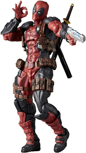 Deadpool 6 Inch Action Figure Revoltech - Amazing Yamaguchi Deadpool (Red) Version 2.5