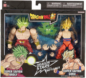 Dragon Stars 6 Inch Action Figure Battlepack - SS Blue Goku vs SS Broly