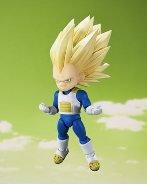 Dragonball Daima 3.75 Inch Action Figure S.H. Figuarts Exclusive - Super Saiyan 3 Vegeta Mini