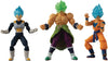 Dragonball Super 5 Inch Action Figure Basic Series - Set of 3 (SS Blue Goku - SS Blue Vegeta - SS Broly)